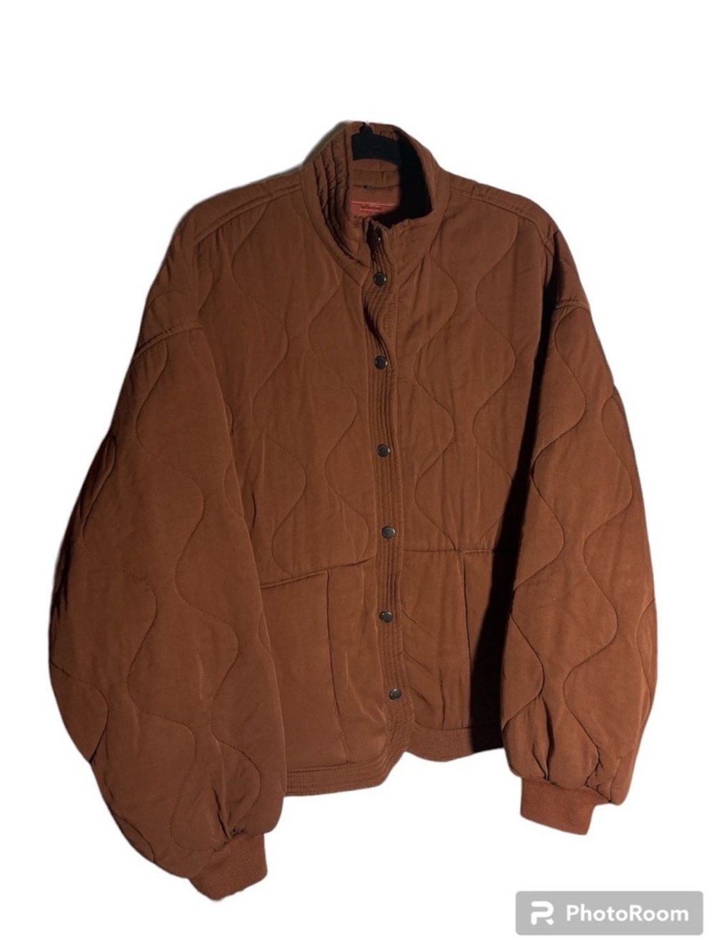 Blank NYC Quilted Rust Brown Jacket